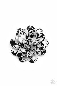 Hair Clip - Patterned Paradise - White