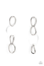 Load image into Gallery viewer, Earrings - Talk In Circles - White

