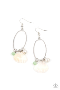 Earrings - This Too SHELL Pass - Green