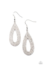 Load image into Gallery viewer, Earrings - Exquisite Exaggeration - White
