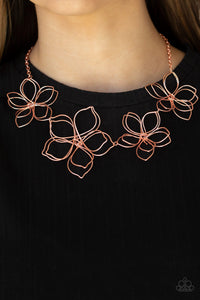 Necklace Set - Flower Garden Fashionista - Copper