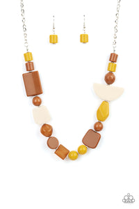 Necklace Set - Tranquil Trendsetter - Yellow