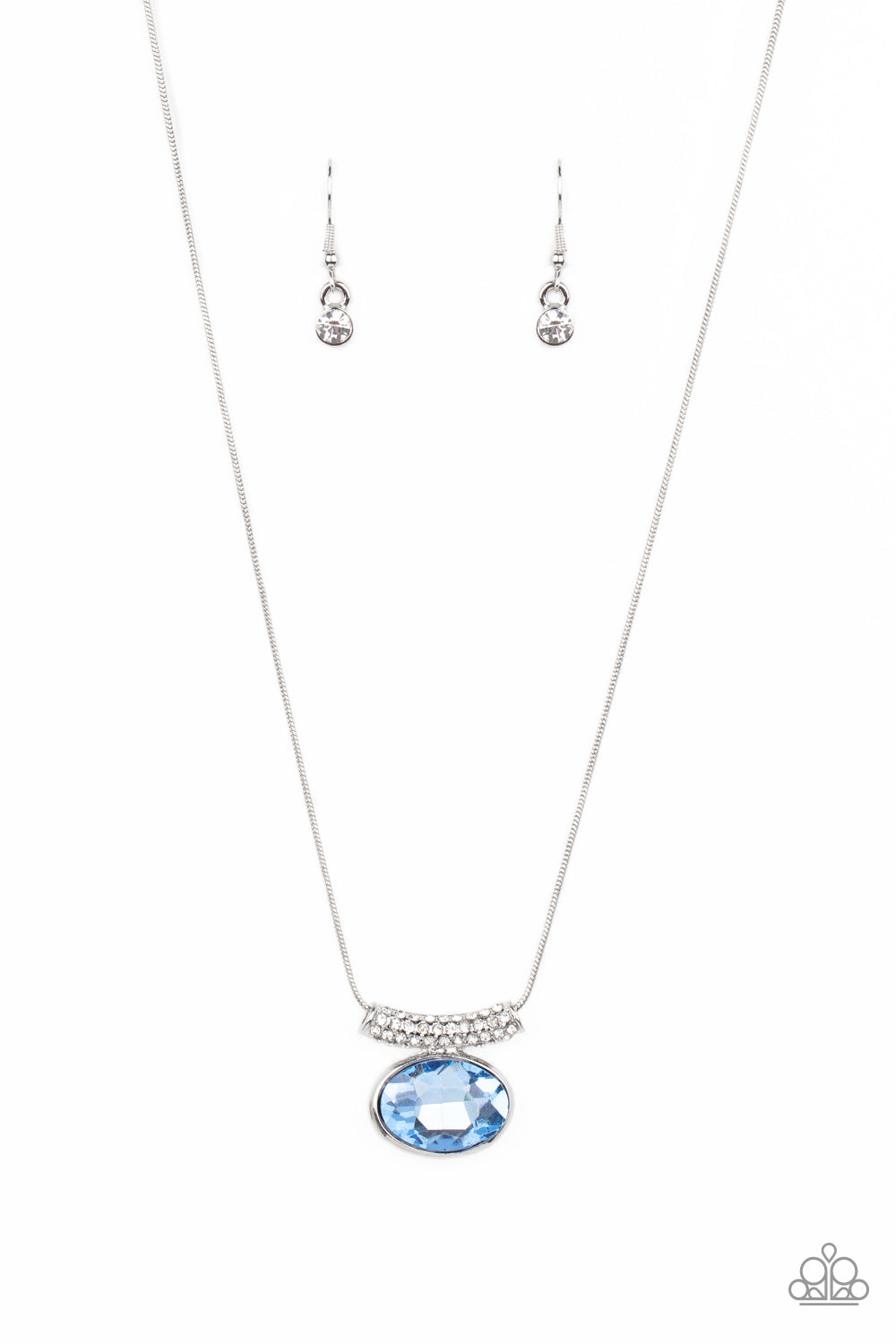 Pristinely Prestigious - Blue Necklace Set