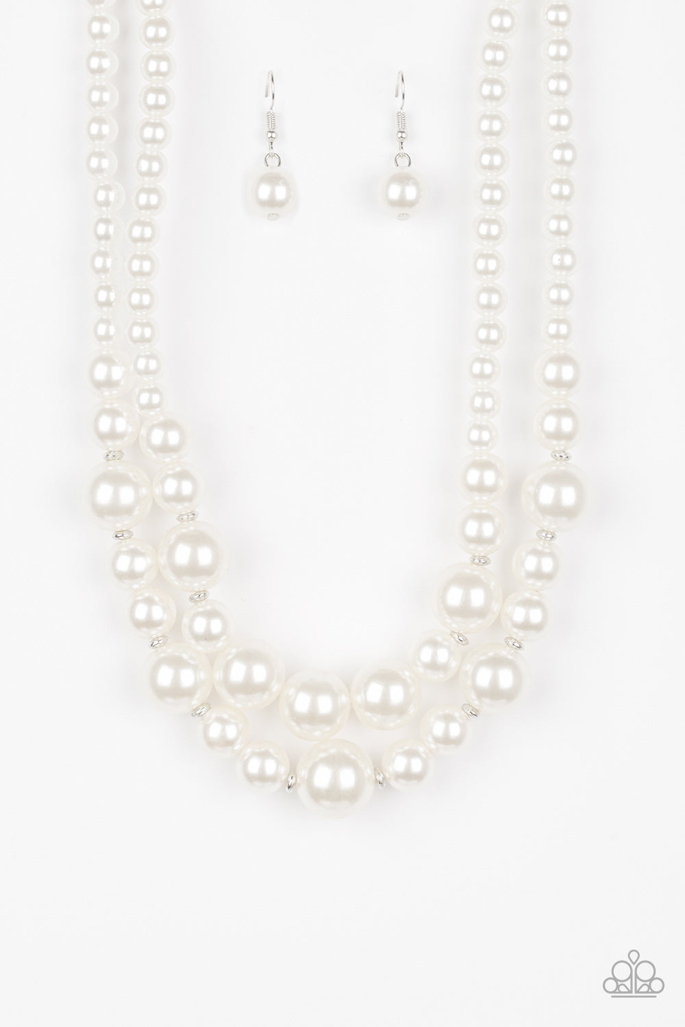 Necklace Set - The More The Modest - White