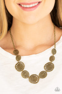 Necklace Set - Your Own Free WHEEL - Brass