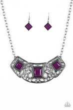 Load image into Gallery viewer, Necklace Set - Feeling Inde-PENDANT - Purple
