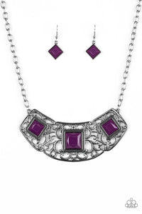 Necklace Set - Feeling Inde-PENDANT - Purple