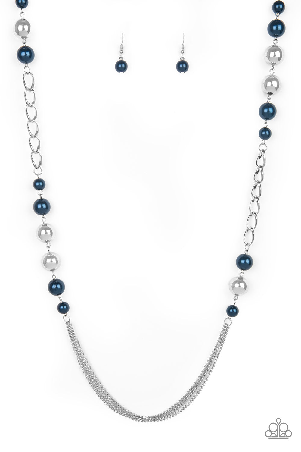 Necklace Set - Uptown Talker - Blue