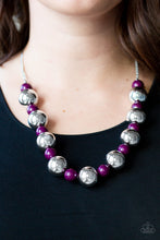Load image into Gallery viewer, Necklace Set - Top Pop - Purple
