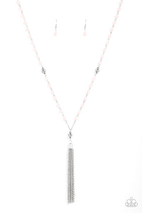 Necklace Set - Tassel Takeover - Pink