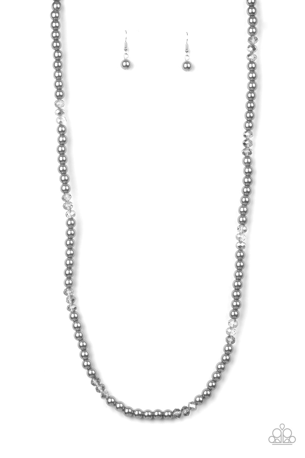 Necklace Set - Girls Have More FUNDS - Silver