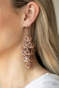 Earrings - Star Spangled Shine - Copper