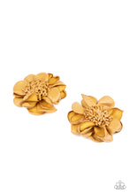 Load image into Gallery viewer, Hair Clips - Full On Floral - Yellow
