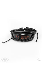Load image into Gallery viewer, Bracelet - Brave Soul - Black
