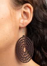 Load image into Gallery viewer, Earrings - Tropical Retreat - Brown
