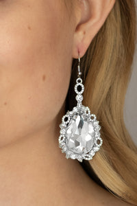 Earrings - Royal Recognition - White