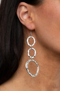 Earrings - So OVAL It! - Silver