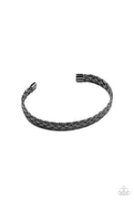 Load image into Gallery viewer, Bracelet - Cable Couture - Black
