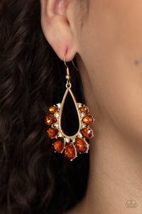 Earrings - Two Can Play That Game - Brown