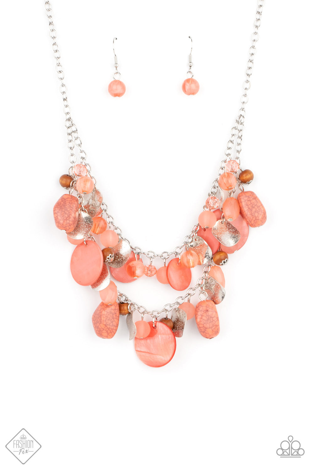 Necklace Set - Spring Goddess - Orange