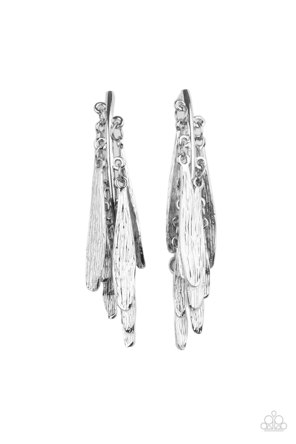 Earrings - Pursuing The Plumes - Silver