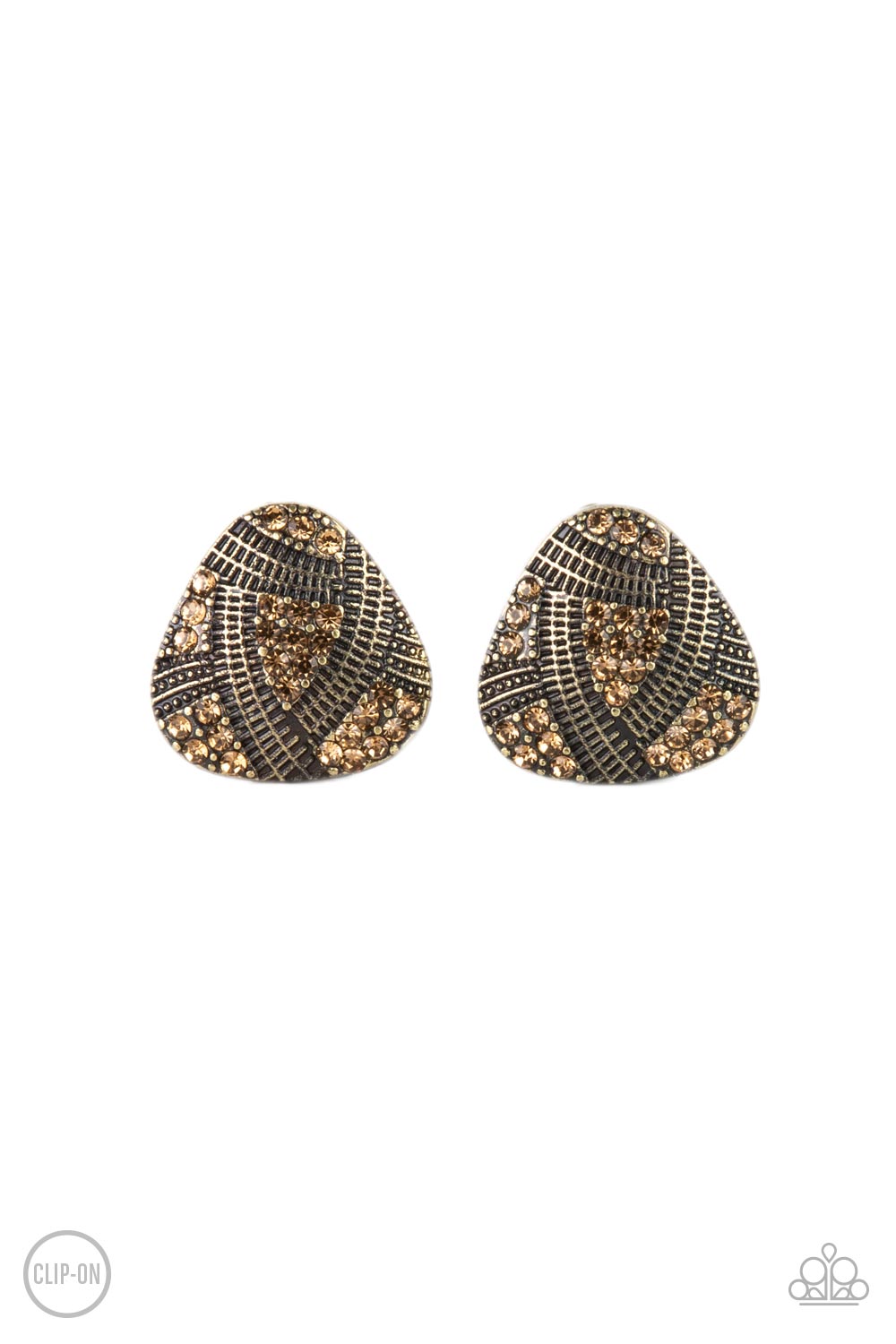 Earrings - Gorgeously Galleria - Brass