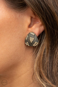 Earrings - Gorgeously Galleria - Brass