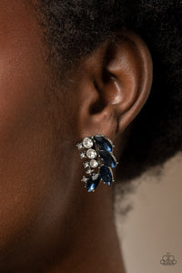 Earrings - Flawless Fronds - Blue