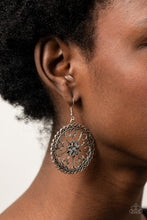 Load image into Gallery viewer, Earrings - Floral Fortunes - Silver
