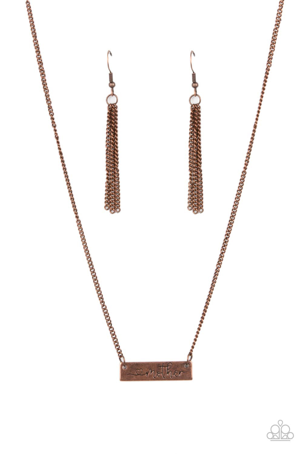 Necklace Set - Joy Of Motherhood - Copper