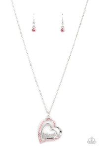 Necklace Set - A Mothers Heart - Pink