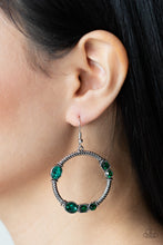 Load image into Gallery viewer, Earrings - Glamorous Garland - Green
