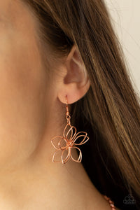 Necklace Set - Flower Garden Fashionista - Copper