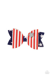 Hair Bow - Red, White, and Bows - Multi