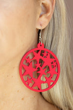 Load image into Gallery viewer, Earrings - Cosmic Paradise - Red
