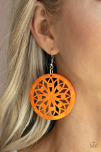 Load image into Gallery viewer, Earrings - Ocean Canopy - Orange

