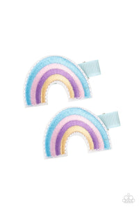 Hair Clip - Follow Your Rainbow - Blue