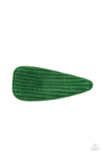 Load image into Gallery viewer, Hair Clip - Colorfully Corduroy - Green
