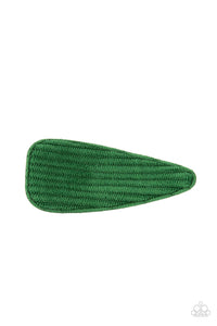 Hair Clip - Colorfully Corduroy - Green