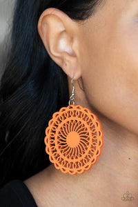 Earrings - Island Sun - Orange