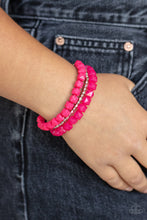 Load image into Gallery viewer, Bracelet - Vacay Vagabond - Pink
