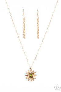 Necklace Set - Formal Florals - Gold