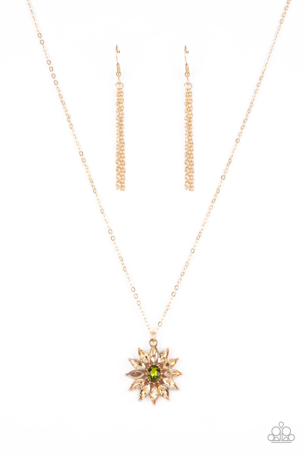 Necklace Set - Formal Florals - Gold
