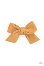 Load image into Gallery viewer, Hair Bow - Corduroy Cowgirl - Yellow
