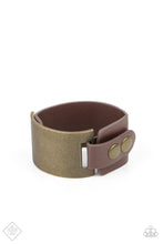 Load image into Gallery viewer, Bracelet - Studded Synchronism - Brass
