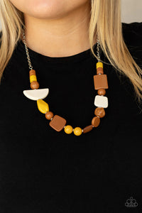 Necklace Set - Tranquil Trendsetter - Yellow