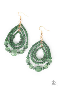 Earrings - Prana Party - Green