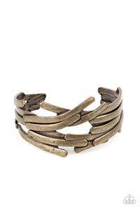 Bracelet - Stockpiled Style - Brass