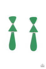 Load image into Gallery viewer, Earrings - Retro Redux - Green
