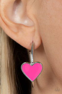 Earrings - Kiss Up - Pink